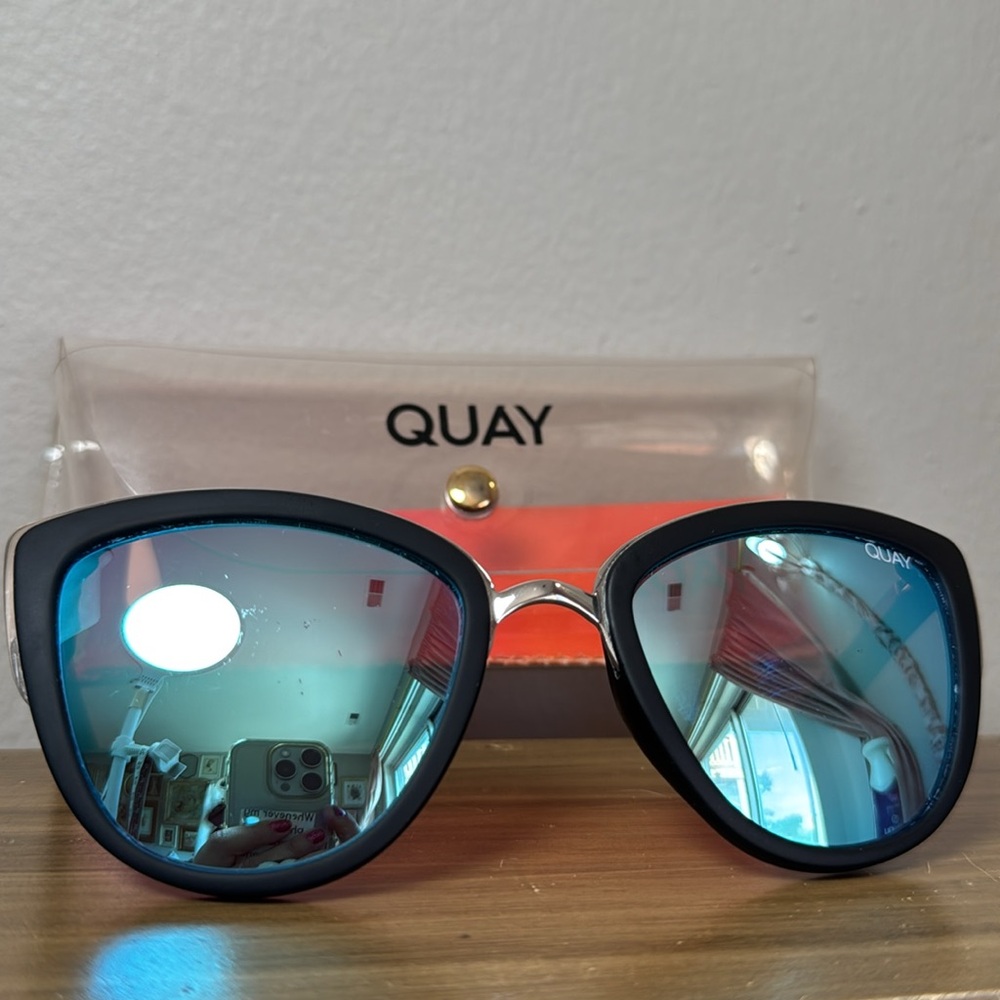 QUAY My Girl Black / Smoke Sunglasses - Picture 5 of 11